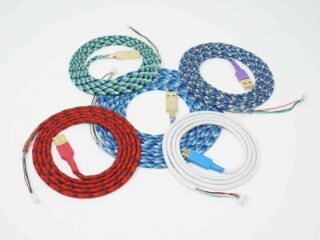Ultra flexible replacement mouse cables with infinite color options