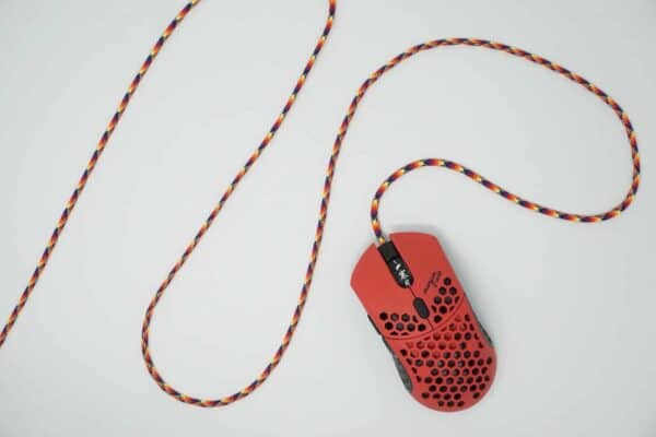 Trainwreck mouse paracord with Finnalmouse Air58